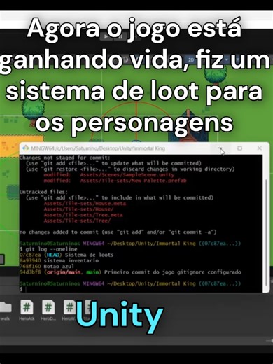 Sistema de loot para meu jogo de rpg na Unity.