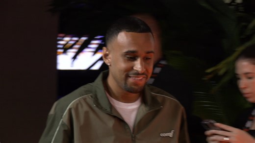 Speedy last night at the Paul vs. Joshua fight 👊 | Complex