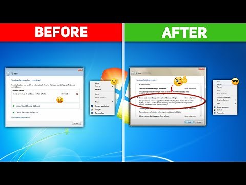 How to fix Aero Effect problem in (Windows 7) 2024!