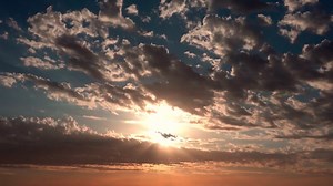 Sunset, Clouds, Sky. Free Stock Video