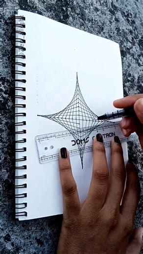 zen alight | Watch how curves come alive in black and white ✨🌀 . . . #ParabolicCurve #OpticalIllusionArt #LineArt #GeometricArt #IllusionDrawing... | Instagram