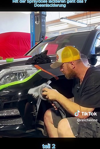 Mit der Spraydose lackieren geht das ? Dosenlackierung #carcommunity #carlife #werkstatt #tuning