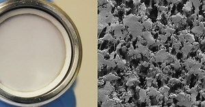 Nature-inspired membrane filters liquid through liquid