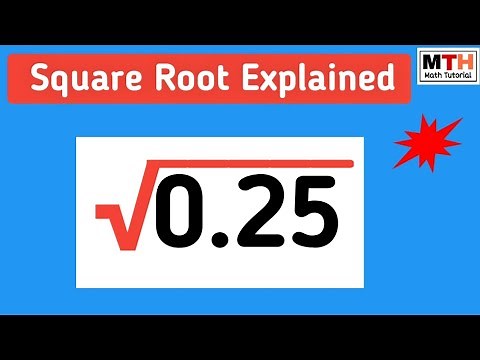 Square root of 0.25