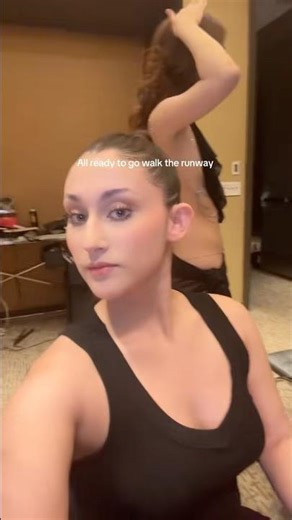 GRWM to walk the runway at NYFW #nyfw #runwaymodel #model #fashionmodel #grwmmakeup