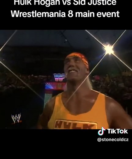 Hulk Hogan vs. Sid Justice Wrestlemania 8 Main Event
