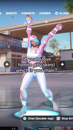 one of the most beautiful skins owned ong😍 #fornitegirl #fypシ゚ #wildcat #fortnite