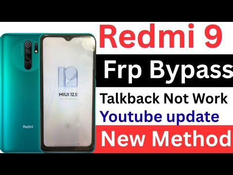 redmi 9 frp bypass / redmi 9 frp bypass miui 12.5 / redmi 9 prime 12.5 frp bypass