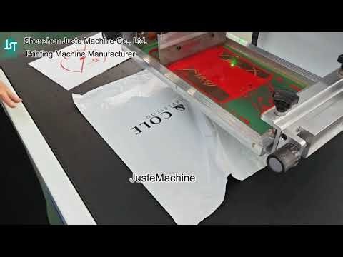 Semi-Automatic Flat Screen Printer.