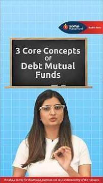 Debt Mutual Funds Concepts Explained: NAV, Duration & Credit Rating Made Simple | #shorts