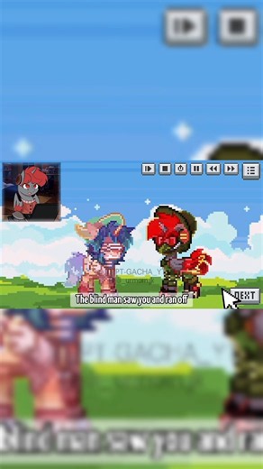 The Blind man saw you and RAN OFF!? || PonyTown meme #shorts #fyp #meme #ponytown #mylittlepony #mlp