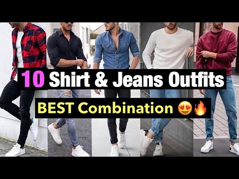 10 Shirt With Pant/Jeans Style Combination | Best Colours for Men Clothing | Easy Outfit Ideas