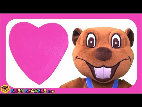 Colours Of The Shapes Pink Heart Busy Beavers Remixed & Remade
