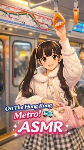 Hong Kong Metro ASMR 🚇 | Riding the MTR | Soft City Travel Sounds