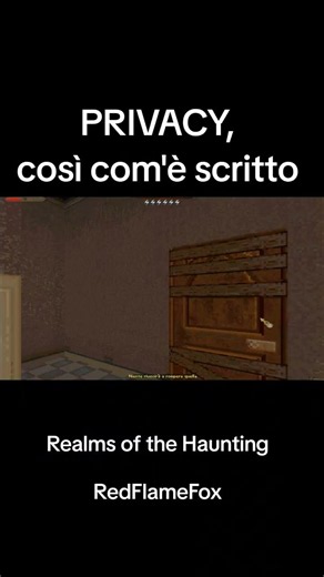 PRIVACY, exactly as it's written - Realms of the Haunting