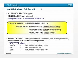 Unit 8: IMS Utilities, part 4