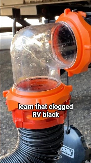 How to unclog a black water holding tank 🚽