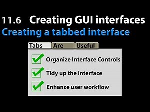 Autoit Scripting Tutorial 11.6 The GUI _ Creating Tabs To Organize & Tidy Your Interface