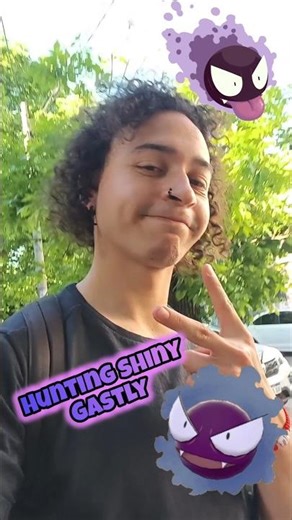 Hunting shiny Gastly 👻 #pokemongo #pokemon #shinypokemon