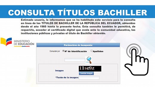 Consultar Titulo de Bachiller o Acta de Grado (2026)