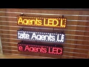 Single Colour LED Scrolling Sign Displays - P10