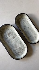 Our Oblong Blates are one of my favourite form shapes—they’re so sleek and versatile for serveware and trinket dishes! These forms, along with all our other tools, will be 20% off THIS FRIDAY for our Black Friday sale. Don’t miss out 🫶🏼 Forms: Oblong Blate Bundle Clay: @keaneceramics midfire black Glaze: @maycocolors Sea salt 🏷️ handmade pottery, handbuilt ceramics, slabbuilt pottery, brush on glaze, handmade dishes | Fin Pottery Tools