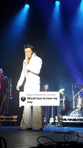 Replying to @pitbullfafo1 #BenPortsmouth #elvispresley #gorgeous #myway #talent