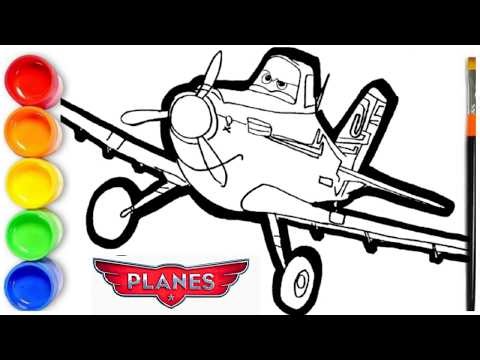 How to Draw Dusty from Planes - Step by Step