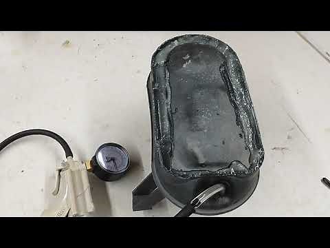 Ford F250 5.4l Vacuum Reservoir Test and Repair