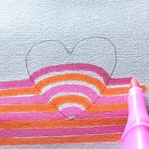 How to draw a 3d love | All About Art