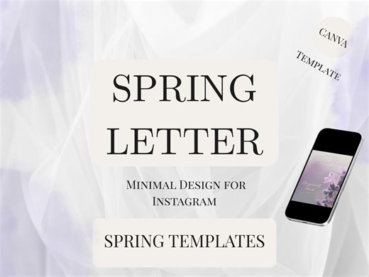 Welcome Spring Template, Elegant Spring Greeting Card, Floral Spring Social Media Post, Minimal Seasonal Quote Design, Spring Aesthetic - Etsy