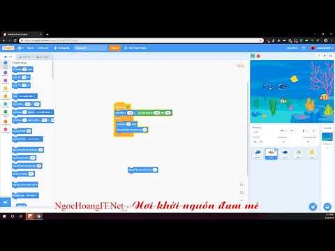 Hướng dẫn lập trình Scratch 3: trò chơi Cá lớn nuốt cá bé