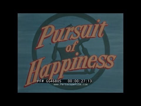 “ PURSUIT OF HAPPINESS ” 1960 AMALGAMATED MEAT CUTTERS AND BUTCHER WORKMEN UNION PROMO GG46805