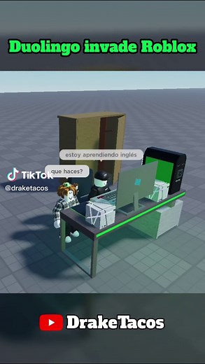 Aprendiendo Inglés con Duolingo en Roblox 🦜 | Video Completo en Plataforma Roja