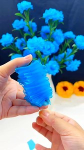Making Beautiful Flower Making Craft Art 😍💙 | ART & CRAFT