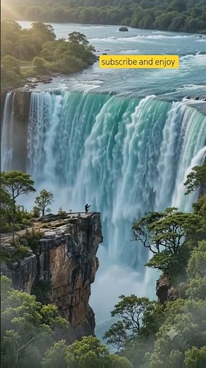 🌿Amazing Giant Waterfall Scenery | Relaxing Water Sounds 8K UHD