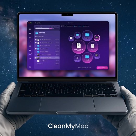 SCIENCE ALERT:☄️ While you're reading this, supermassive ⚫️⚫️⚫️black holes are eating up space on your Mac. Use the 🔭Space Lens and find up to 55 GB of hidden clutter. Sign up for a free 7-day plan — 25 features unlocked | CleanMyMac