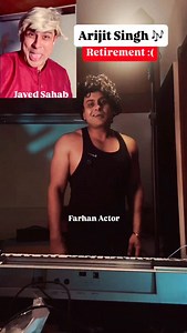 Arijit Singh Retirement : ( Javed sahab X Farhan Akhtar 😂😂😂 #arijitsinghsongs #sanketbhosale #drsanketbhosale | Dr. Sanket Bhosale