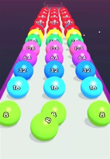 Ball Run 2048 iOS Smooth Infinity Gameplay #ballgameshub 😱🔥 #shorts