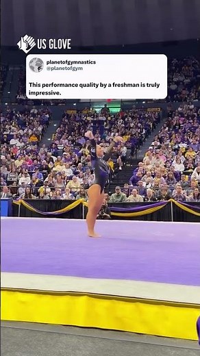 9.900 in Her First Floor Routine EVER in the PMAC👏 #gymnastics#gymnast #olympics #olympicgames