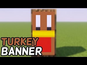 How To Make A Turkey Banner In Minecraft! (2019) (1.13 AND UNDER)