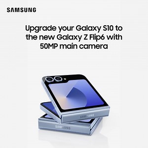 4.1K views · 248 reactions | Upgrade your Galaxy S10 to the new Galaxy Z Flip6 with 50MP main camera* | Samsung | Facebook
