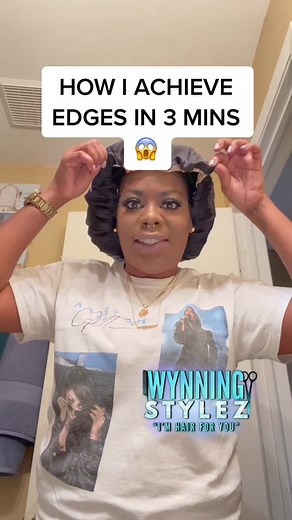 HOW I ACHIEVE EDGES IN 3 MINUTES😱🥇#wynnstylezme #foryoupage #fyp #noedgesnoproblem #hair #foryou #hairtutorial #fypシ #trending #hairstylist #howto