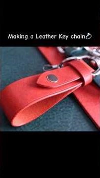 キーリングの作り方#leathercraft #keychain #asmr