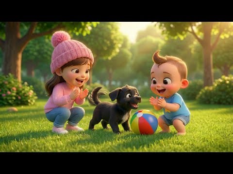 கருப்பு நாய்க்குட்டி 🐶 | Karuppu Naaikutty Song | Tamil Kids Rhymes | Lulu & Lilli