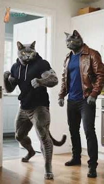 اي اللي حصل ف مياوو .. اللي حصل ف الاخر صدمة 🙀 #funnyshorts #cat #ai