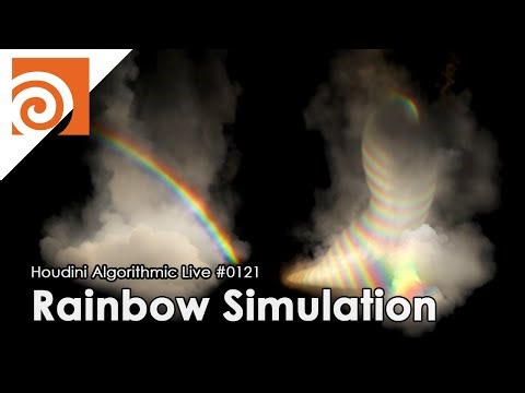 Houdini Algorithmic Live #121 - Rainbow Simulation