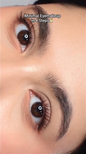 Minimal Eye Makeup Tutorial | Clean Girl Everyday Eye Look in 4 Steps
