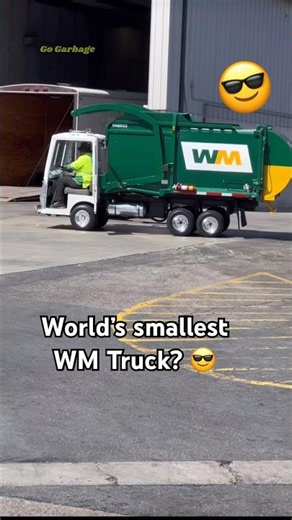 World’s Smallest Waste Management Truck?! 🤏🚛 #shorts