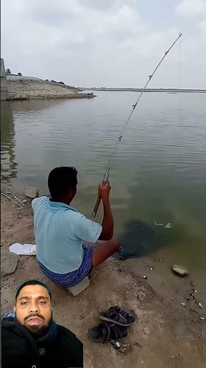 catching tilapia fish younick tipe food 🐠🐠🐠🪝 #fish #fishing #fishcutting #villagelife